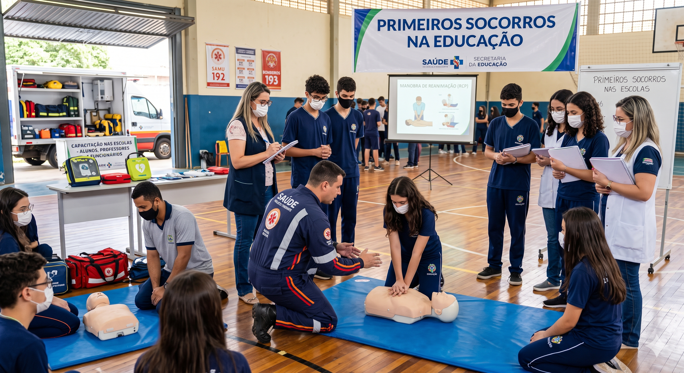 PRIMEIROS SOCORROS NA EDUCAÇÃO